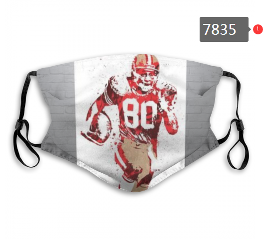 NFL 2020 San Francisco 49ers #21 Dust mask with filter->nfl dust mask->Sports Accessory